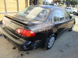 2001 TOYOTA COROLLA S BLACK 1.8L AT Z15105